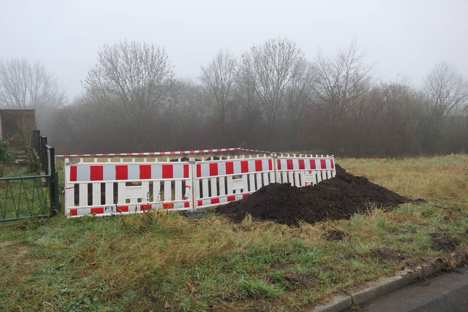 14.01.2022: Aufbau PoP - Aushub