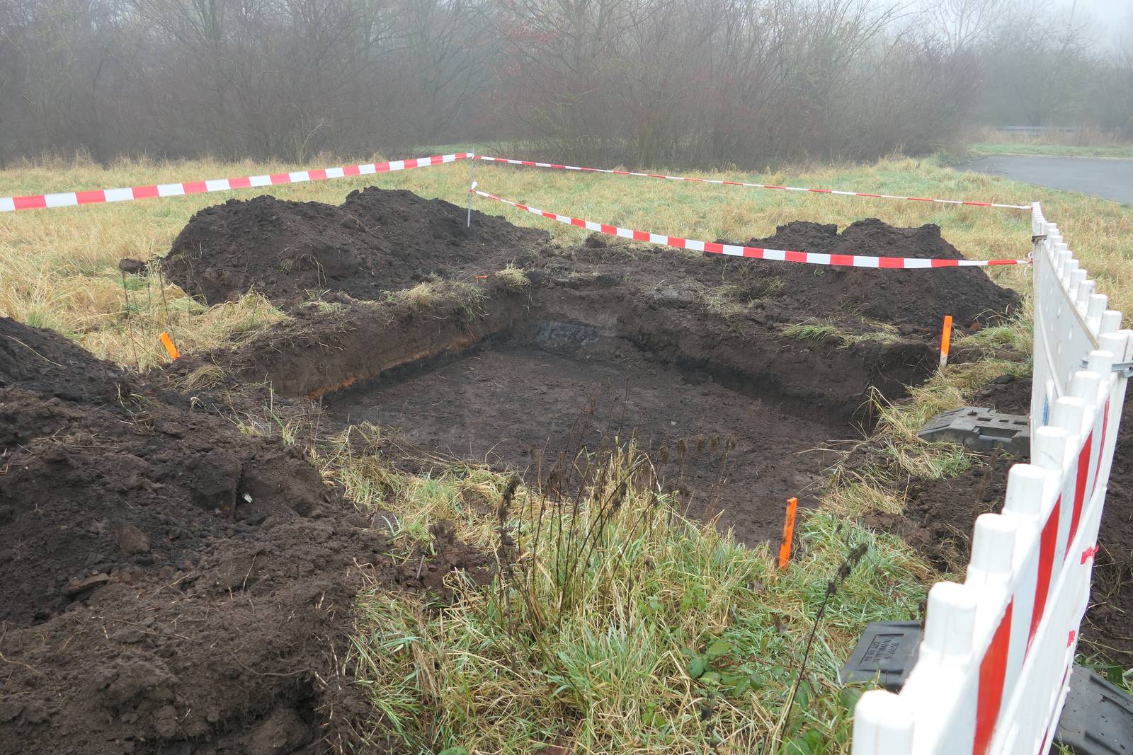 14.01.2022: Aufbau PoP - Aushub