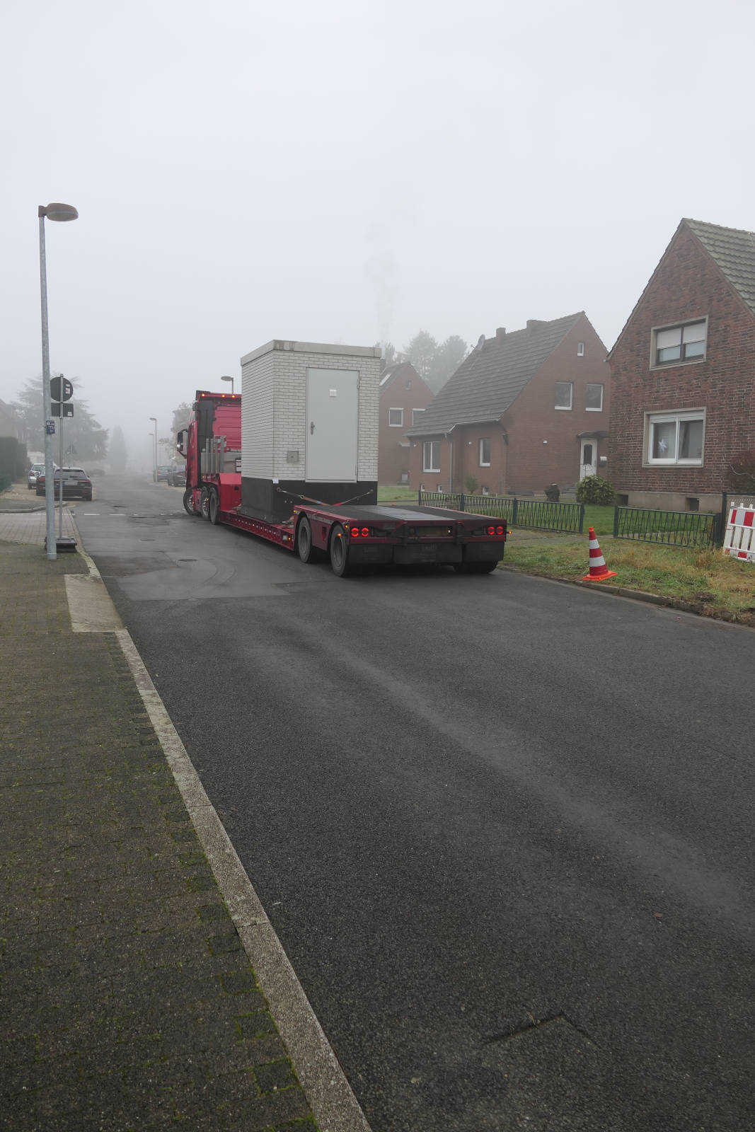 14.01.2022: Aufbau PoP - Anlieferung