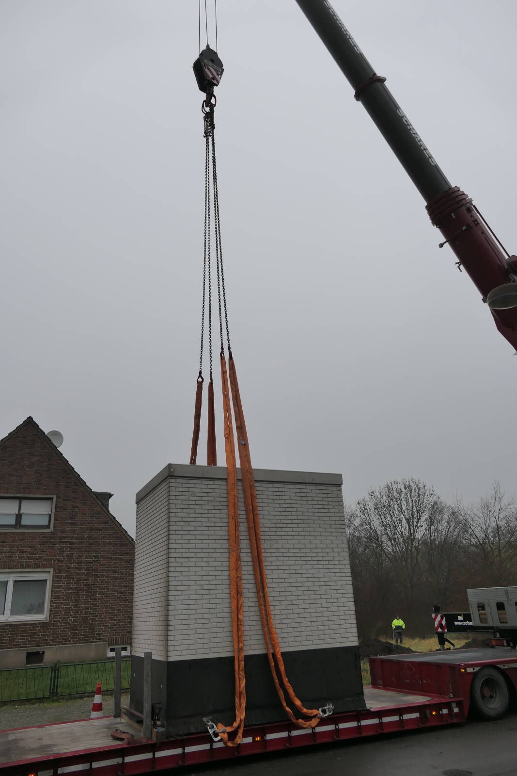 14.01.2022: Aufbau PoP - Fertig zum Anheben