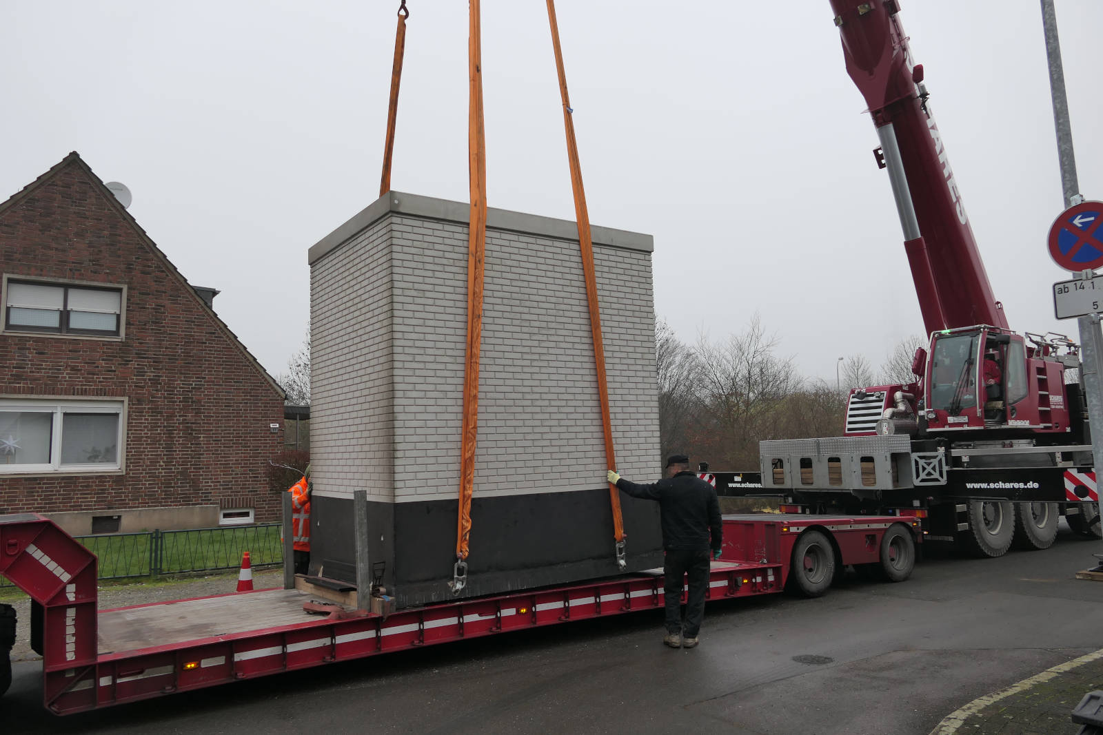 14.01.2022: Aufbau PoP - Hängt