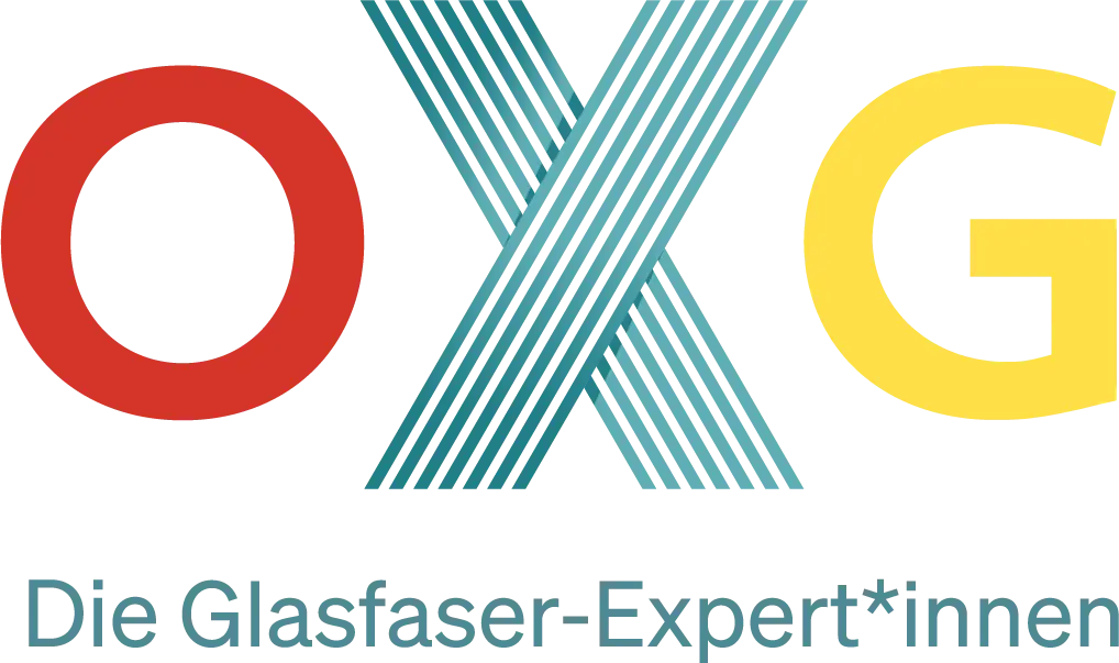 Logo: "OXG Glasfaser"