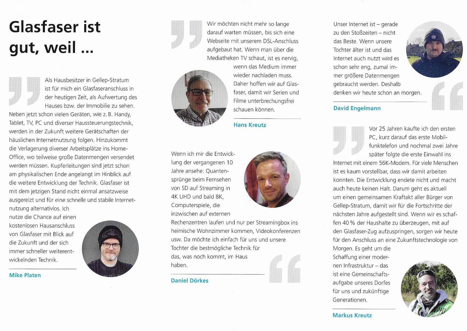 15.03.2021: Statement-Flyer Deutsche Glasfaser - Von Anwohnern aus Gellep-Stratum