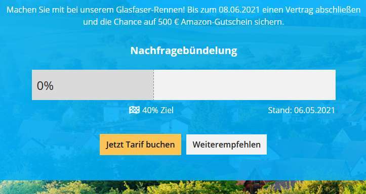 Nachfrageb&uuml;ndelungen gestartet 