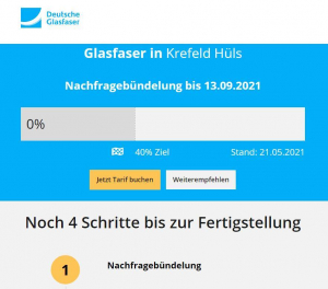 22.05.2021: Nachfragebündelung gestartet ! Hüls, Hülserberg sowie Mittel- und Vorderorbroich haben die Chance auf modernes, schnelles Internet !