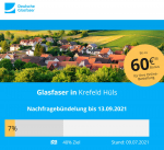 09.07.2021: Stand Nachfragebündelung Krefeld - Hüls (7 %)