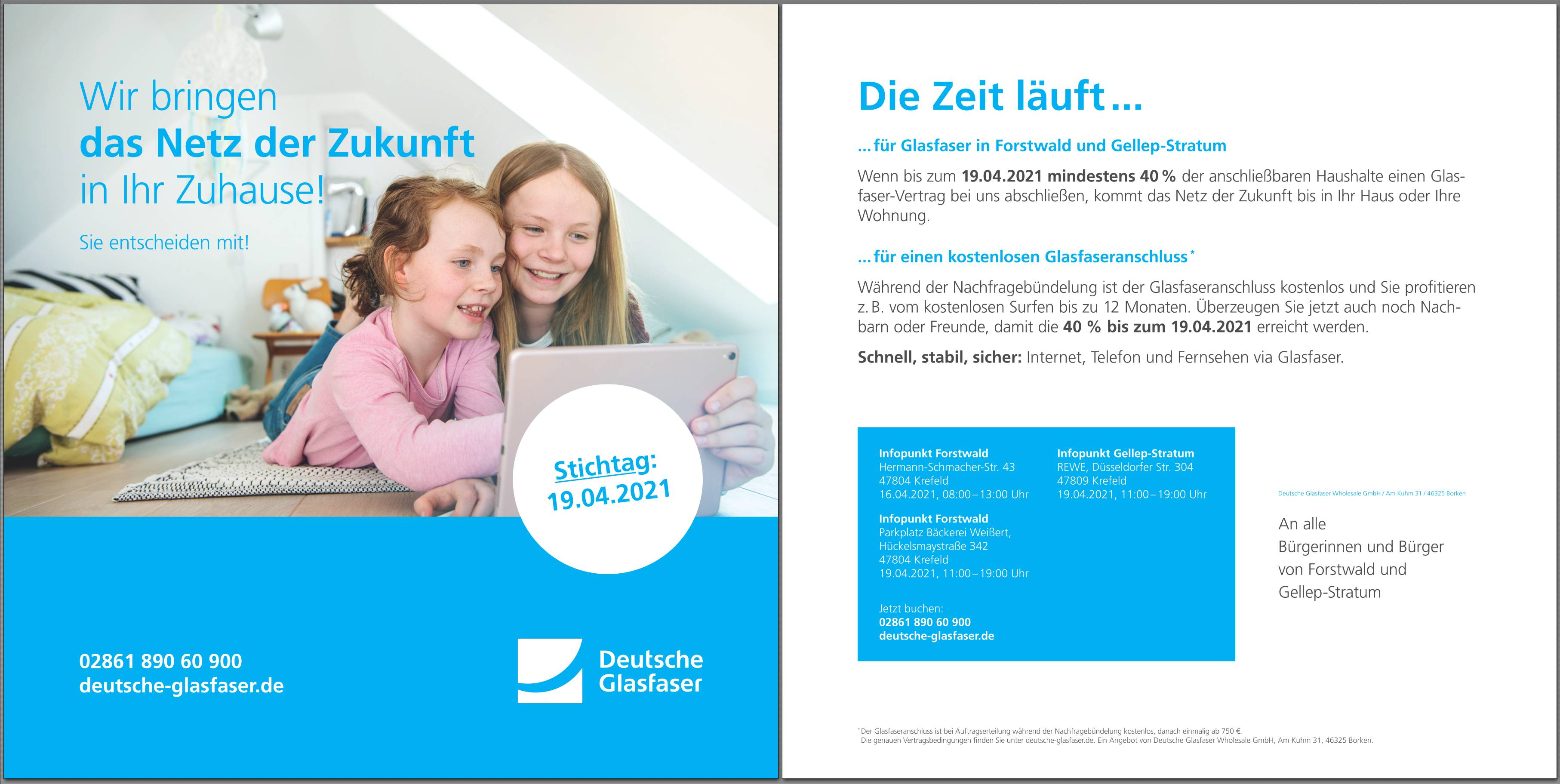 POSTWURFSENDUNG ZUM ENDSPURT