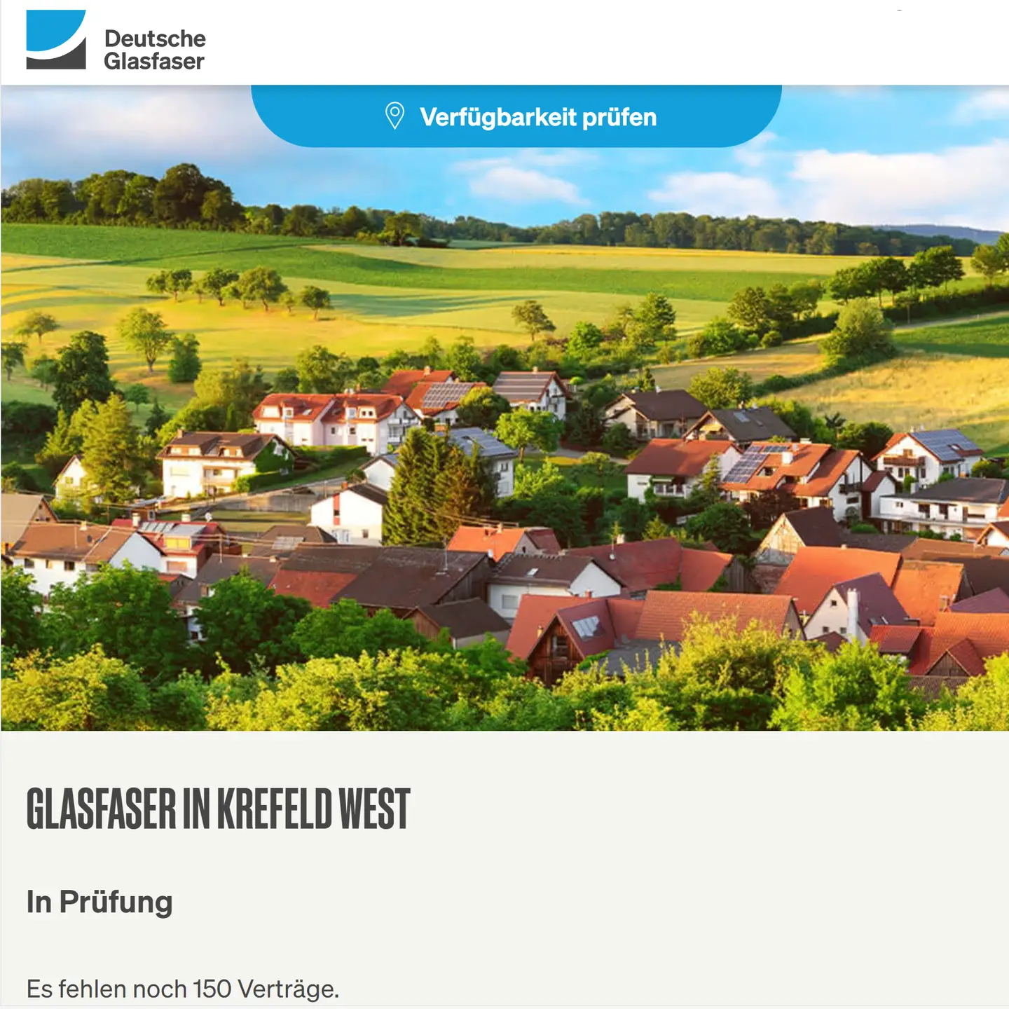 Gebiet Krefeld-West in Pr&uuml;fung