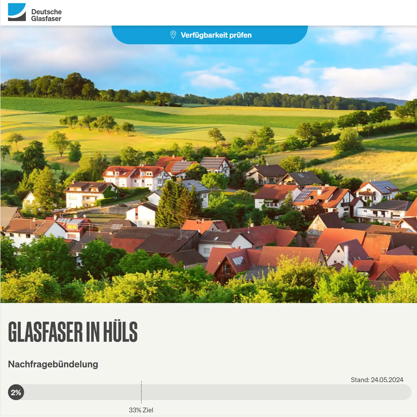 Stand Krefeld-H&uuml;ls