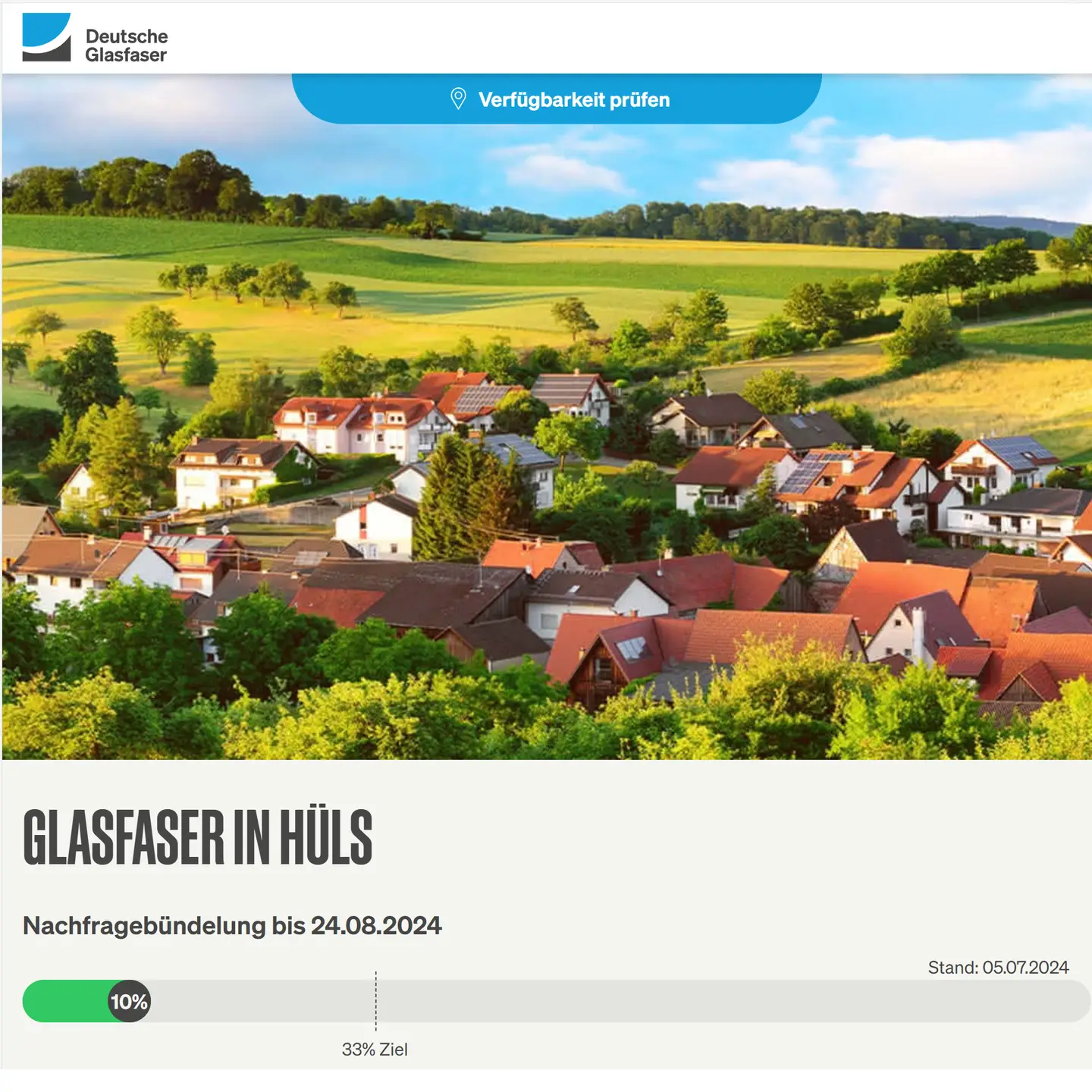 Stand Krefeld-H&uuml;ls