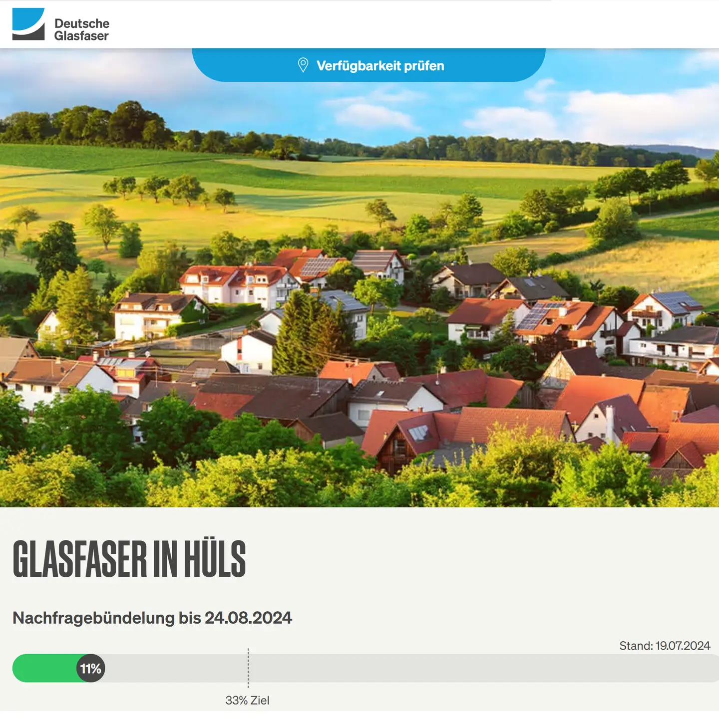 Stand Krefeld-H&uuml;ls