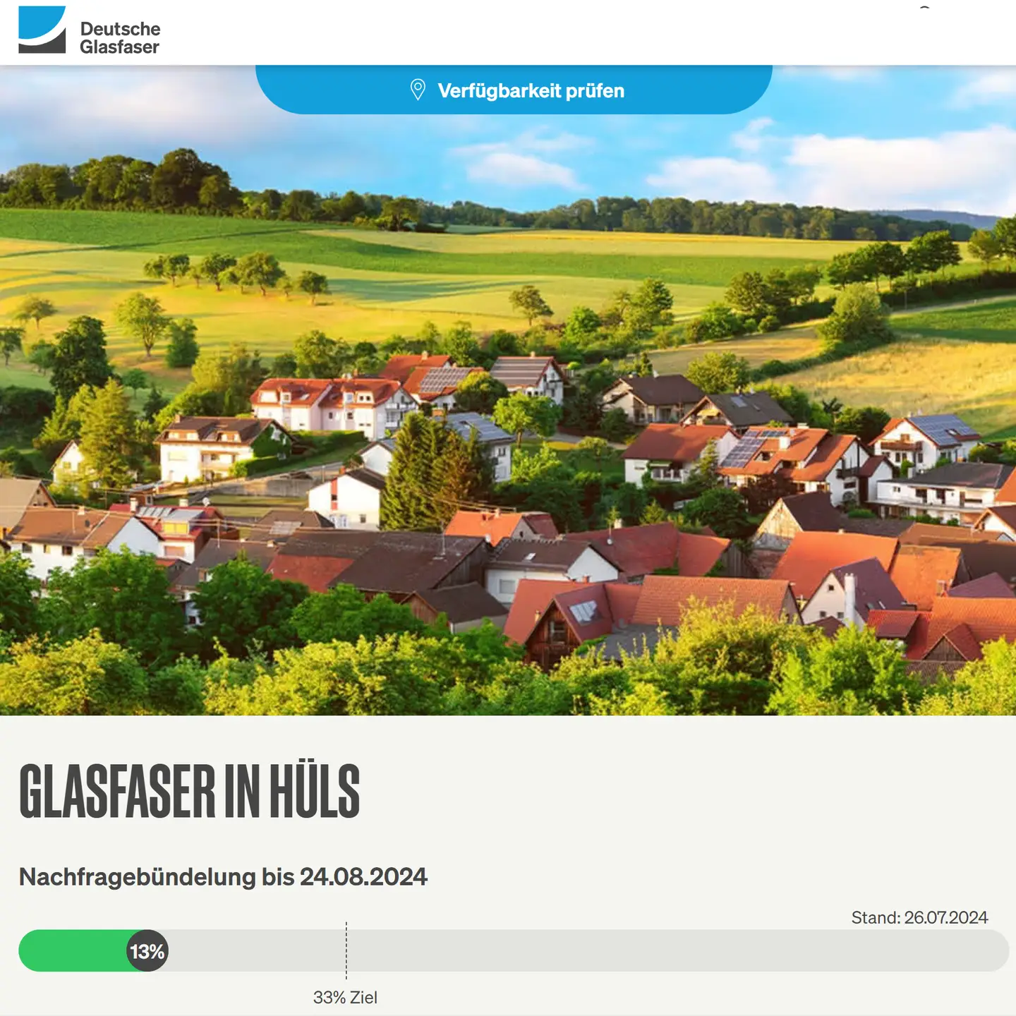 Stand Krefeld-H&uuml;ls