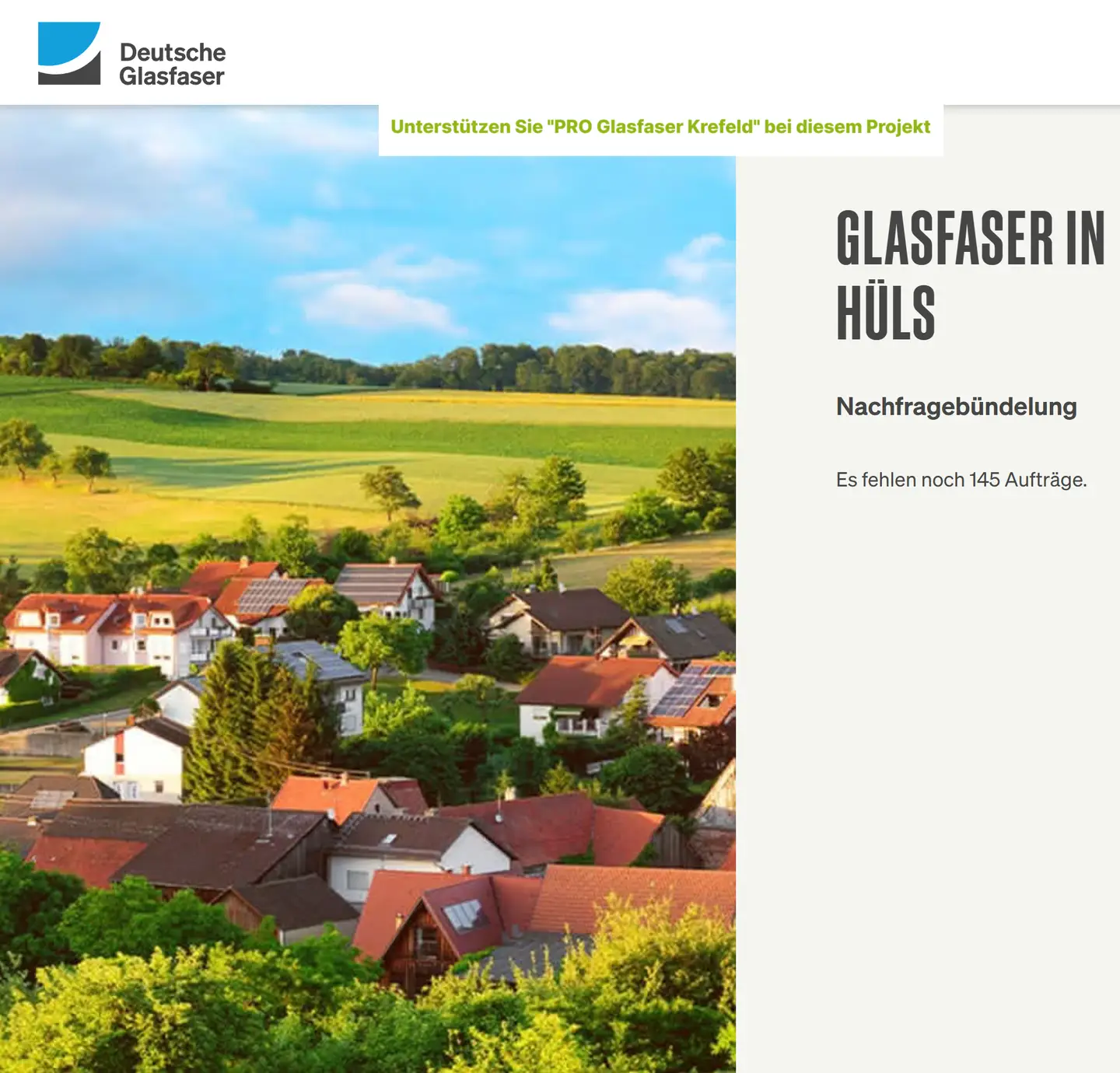 Stand in KR-H&uuml;ls 