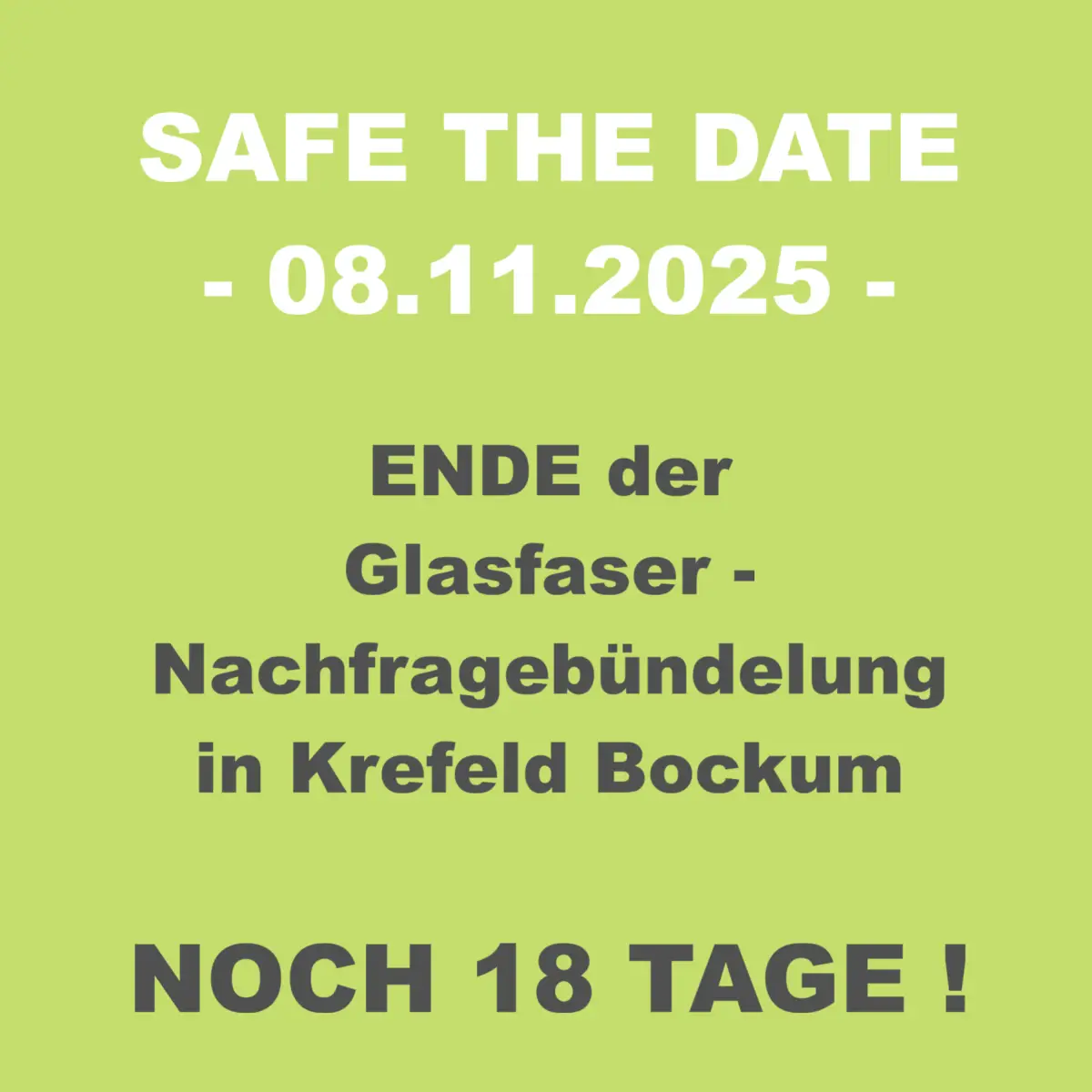 SAFE THE DATE - 8.11.2025